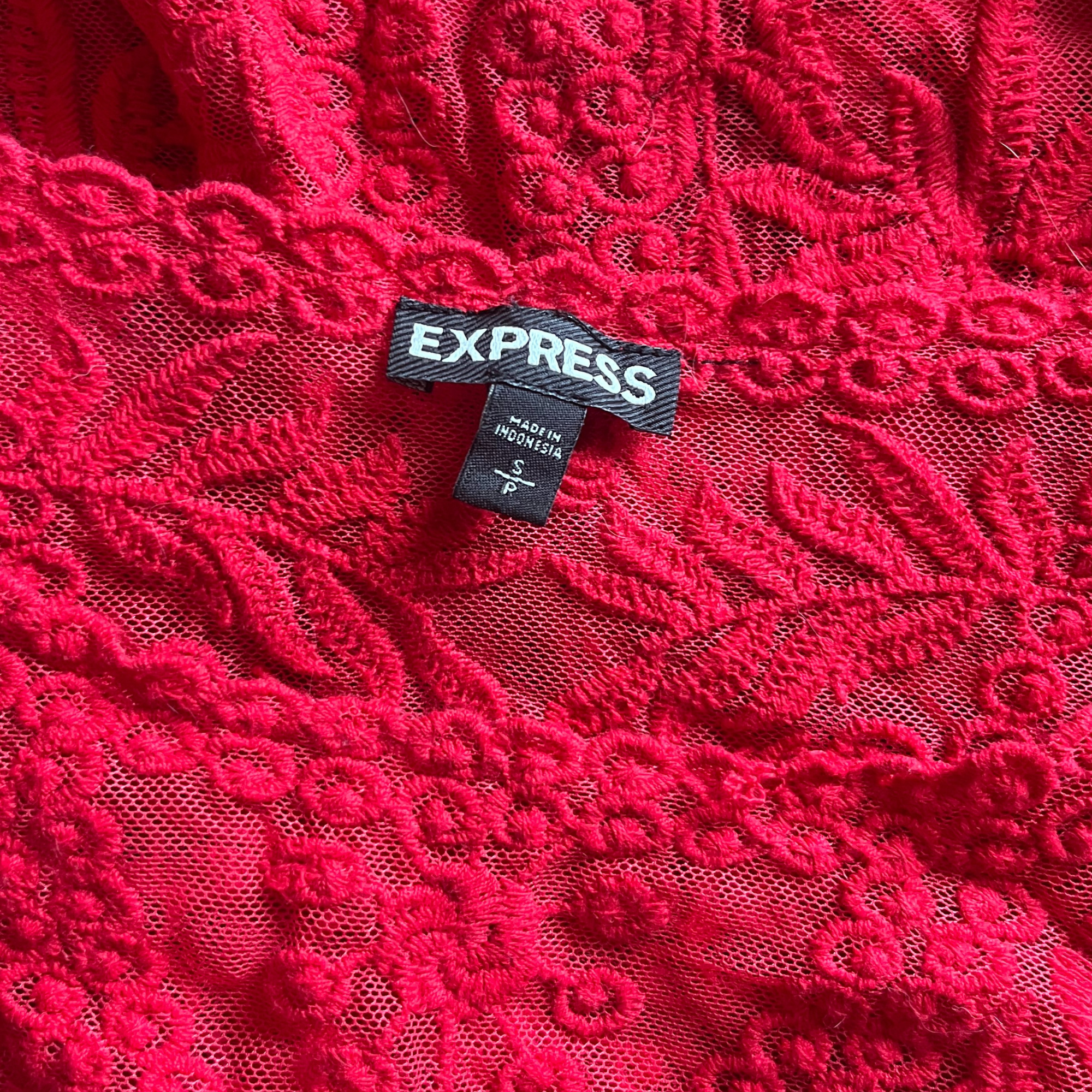 Vintage Express Bow Top - Size Small