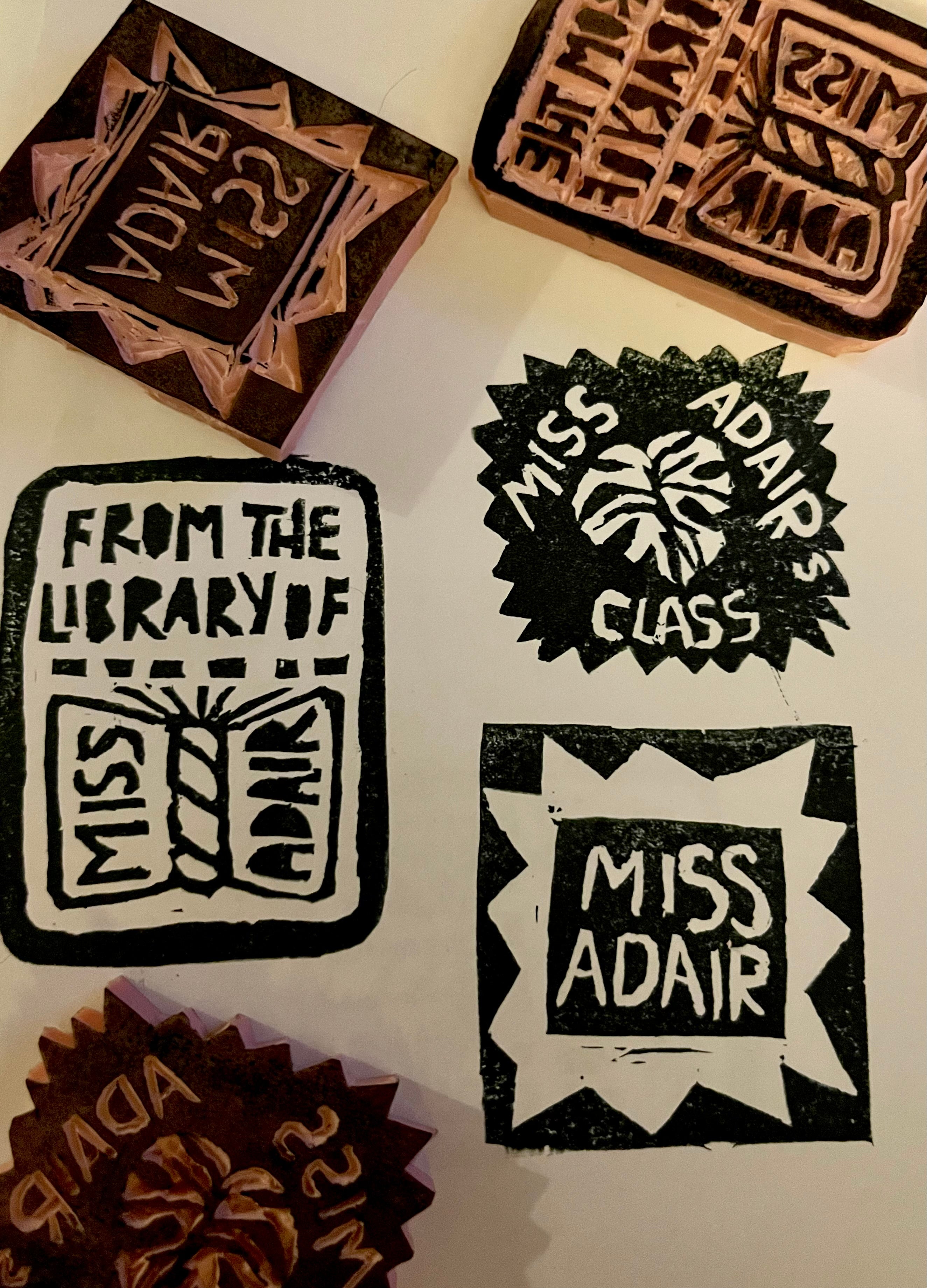 Custom Hand Carved Stamp