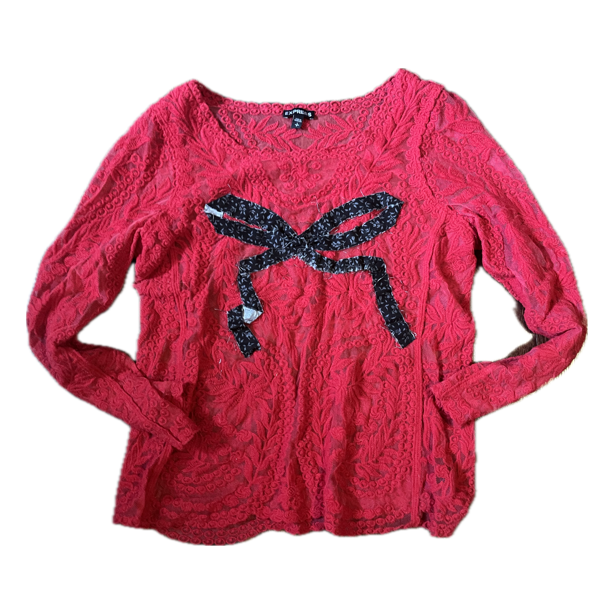 Vintage Express Bow Top - Size Small